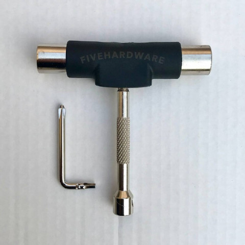 Ключ для скейтборда Five - Tools Black/Raw Ratchet
