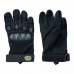 Перчатки со слайдерами для лонгборда BroStuff Black Sliders Red M