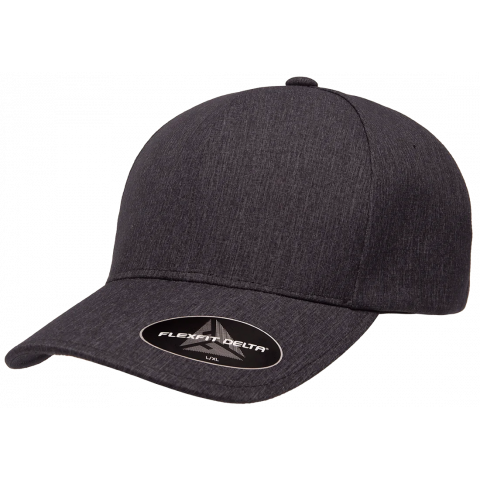 Кепка FlexFit 180 Delta Carbon Melange Charcoal S/M