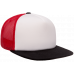 Кепка FlexFit 6005FW NO FOAM Trucker Black/White/Red
