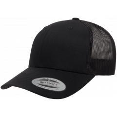 Кепка FlexFit 6606 Retro Trucker - Black