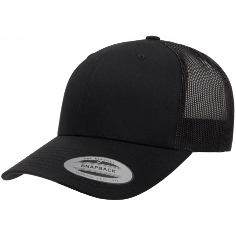 Кепка FlexFit 6606 Retro Trucker - Black Кепка FlexFit 6606 Retro Trucker - Black