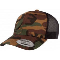 Кепка FlexFit 6606CA Retro Trucker - Green Camo