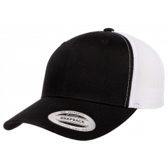 Кепка FlexFit 6606T Retro Trucker - Black/White