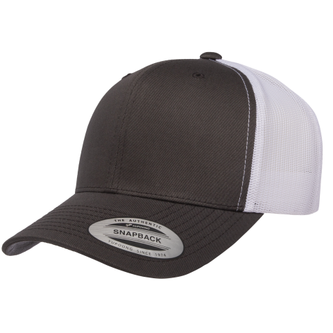 Кепка FlexFit 6606T Retro Trucker - Charcoal/White Кепка FlexFit 6606T Retro Trucker - Charcoal/White