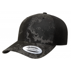 Кепка FlexFit 6606VC Retro Trucker - Poseidon Black