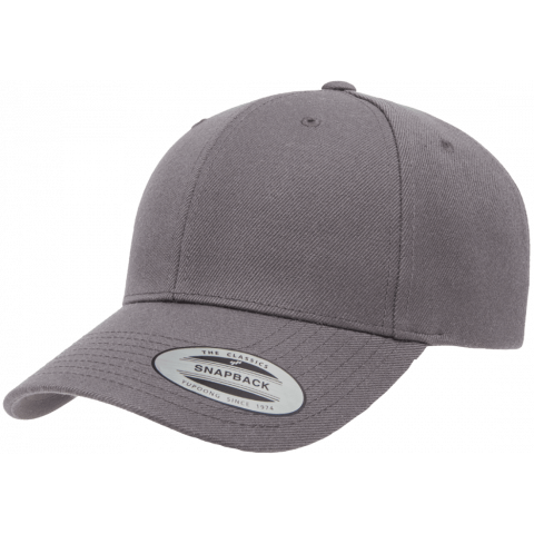 Кепка FlexFit 6789M - Curved Visor Snapback Dark Grey