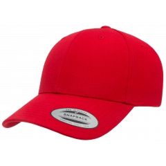 Кепка FlexFit 6789M - Curved Visor Snapback Red