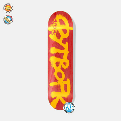 Дека для скейтборда Footwork Progress Logo Neon Red 8.5 Дека для скейтборда Footwork Progress Logo Neon Red 8.5