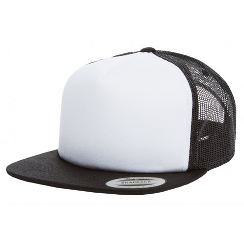 Кепка FlexFit 6005FW NO FOAM Trucker Black/White/Black